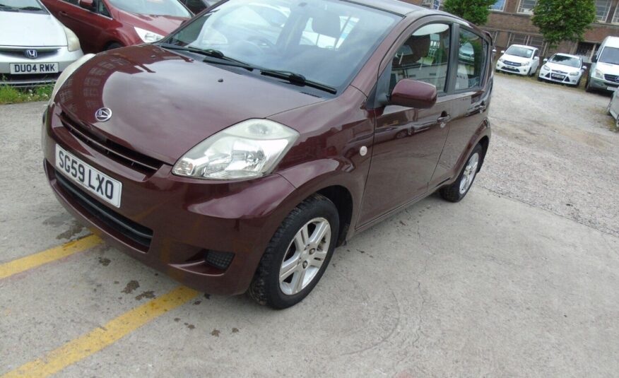 2009 Daihatsu Sirion 1.3 SE 5dr Auto HATCHBACK Petrol Automatic