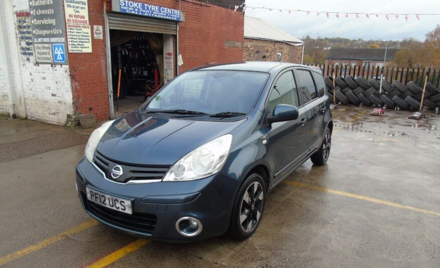 2012 Nissan Note 1.6 N-Tec+ 5dr Auto MPV Petrol Automatic